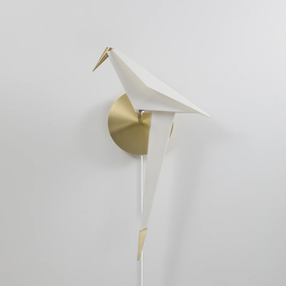 Avian Serenity Plug-in Wall Lamp-Neutral Decor