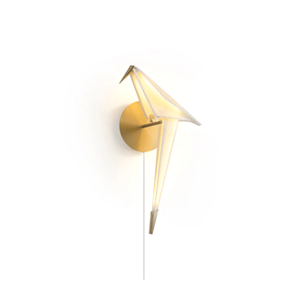 Avian Serenity Plug-in Wall Lamp-Neutral Decor