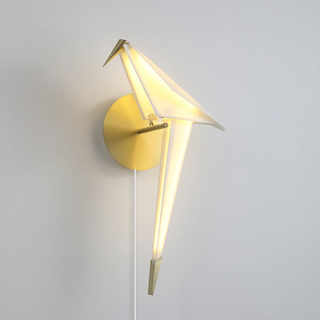 Avian Serenity Plug-in Wall Lamp-Neutral Decor