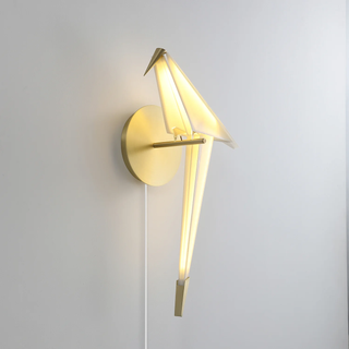 Avian Serenity Plug-in Wall Lamp-Neutral Decor