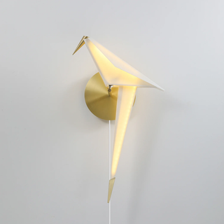Avian Serenity Plug-in Wall Lamp-Neutral Decor