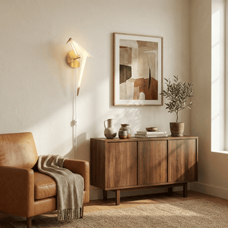 Avian Serenity Plug-in Wall Lamp-Neutral Decor
