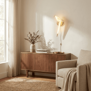 Avian Serenity Plug-in Wall Lamp-Neutral Decor