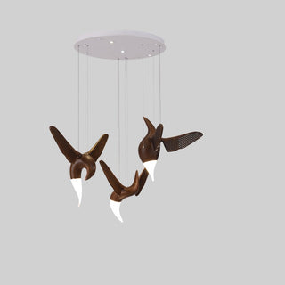 Avian Flight Chandelier-Neutral Decor