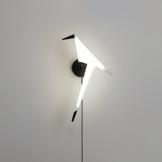 Visileth Lampe murale à brancher style nordique avec bras en forme de grue