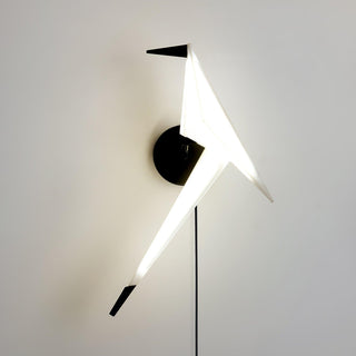 Visileth Lampe murale à brancher style nordique avec bras en forme de grue