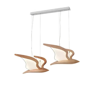 Lyvynia Lampe Suspendue en Bois Organique