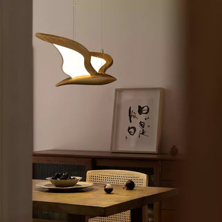 Lyvynia Lampe Suspendue en Bois Organique