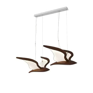 Lyvynia Lampe Suspendue en Bois Organique