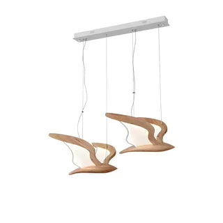 Lyvynia Lampe Suspendue en Bois Organique