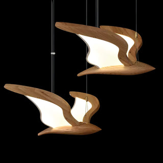 Lyvynia Lampe Suspendue en Bois Organique