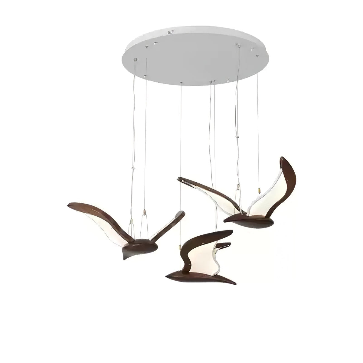 Lyvynia Lampe Suspendue en Bois Organique