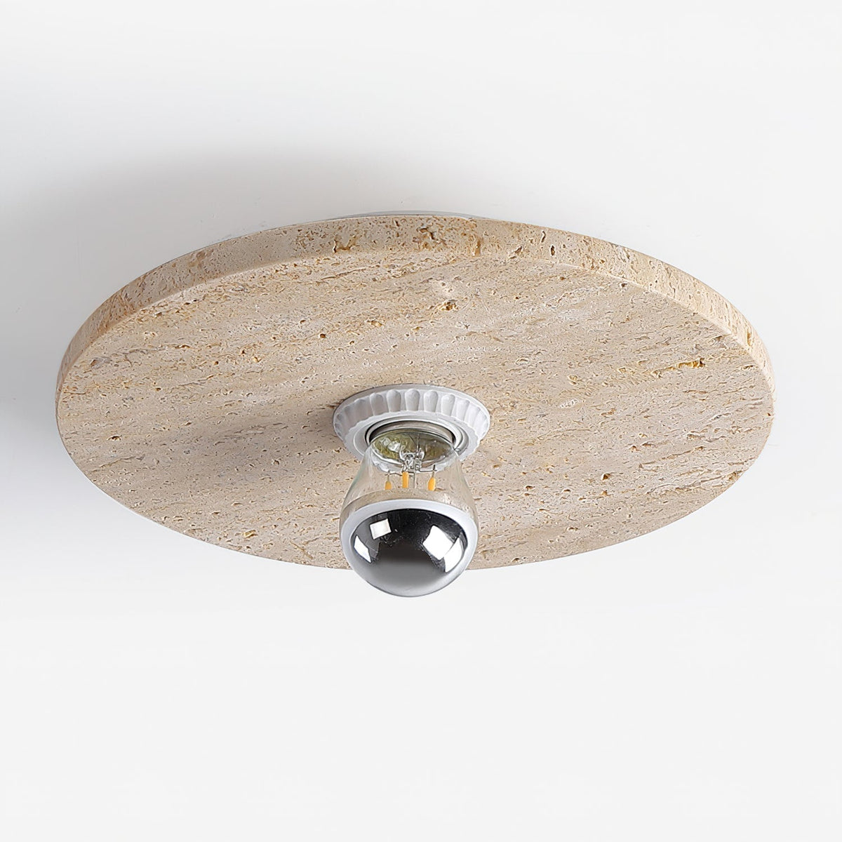 The Avize lamp in a minimalist hallway setting.