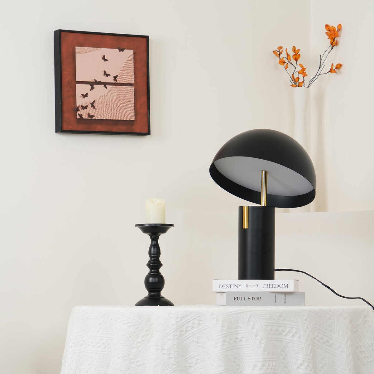 Veroca Lampe de Table en Métal Industriel