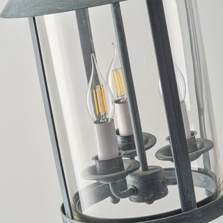 Tinduvyh Ancien Industriel Métal Verre Lanterne Suspension