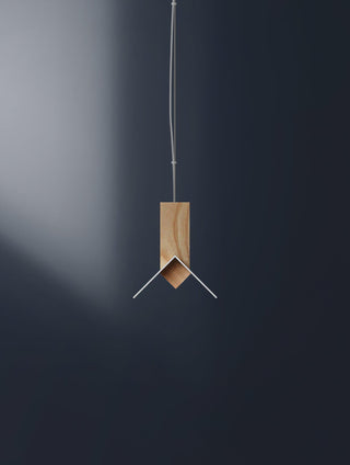 Linea Lampe Suspendue en Bois Minimaliste