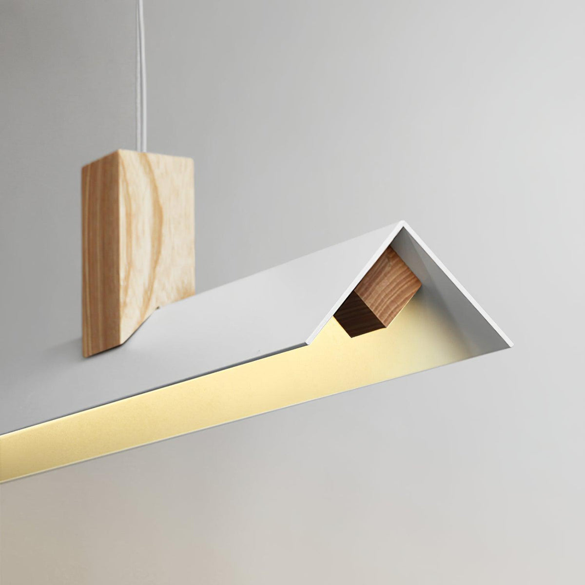 Dovius Lampe Suspendue en Bois Minimaliste