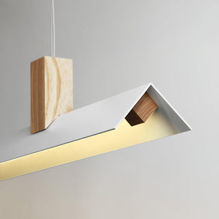 Linea Lampe Suspendue en Bois Minimaliste