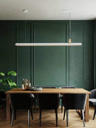 Linea Lampe Suspendue en Bois Minimaliste