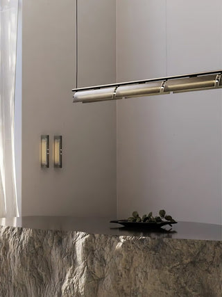 Lustra Lustre Verre Fumé Moderne
