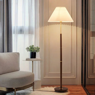 Haven Bois & Tissu Vintage Lampadaire