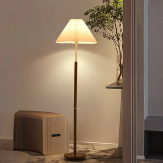 Haven Bois & Tissu Vintage Lampadaire