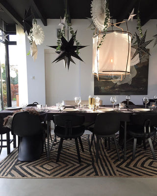 Lustra Suspension Abat-jour en Bambou pour Salon
