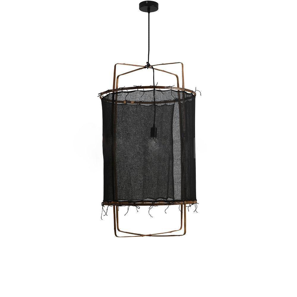 Nerista Suspension Abat-jour en Bambou pour Salon