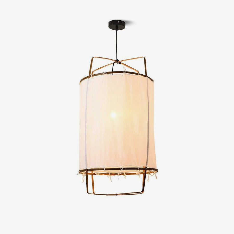 Nerista Suspension Abat-jour en Bambou pour Salon