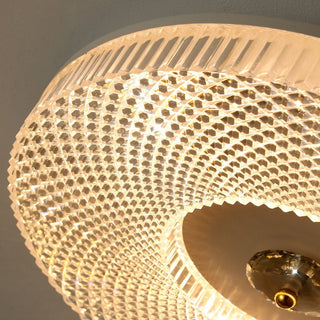 Kivin Plafonnier Moderne Rond LED Blanc/Doré/Noir Chambre à Coucher-Luire
