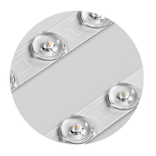 Kivin Plafonnier Moderne Rond LED Blanc/Doré/Noir Chambre à Coucher-Luire