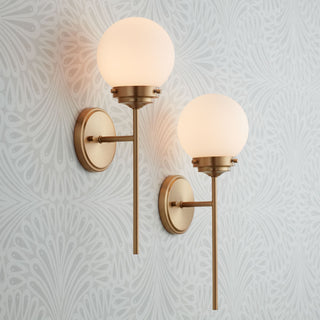 Waegnuvyh Moderne Minimaliste Laiton Verre Applique Murale