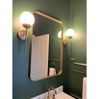 Waegnuvyh Moderne Minimaliste Laiton Verre Applique Murale