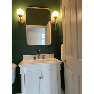 Waegnuvyh Moderne Minimaliste Laiton Verre Applique Murale