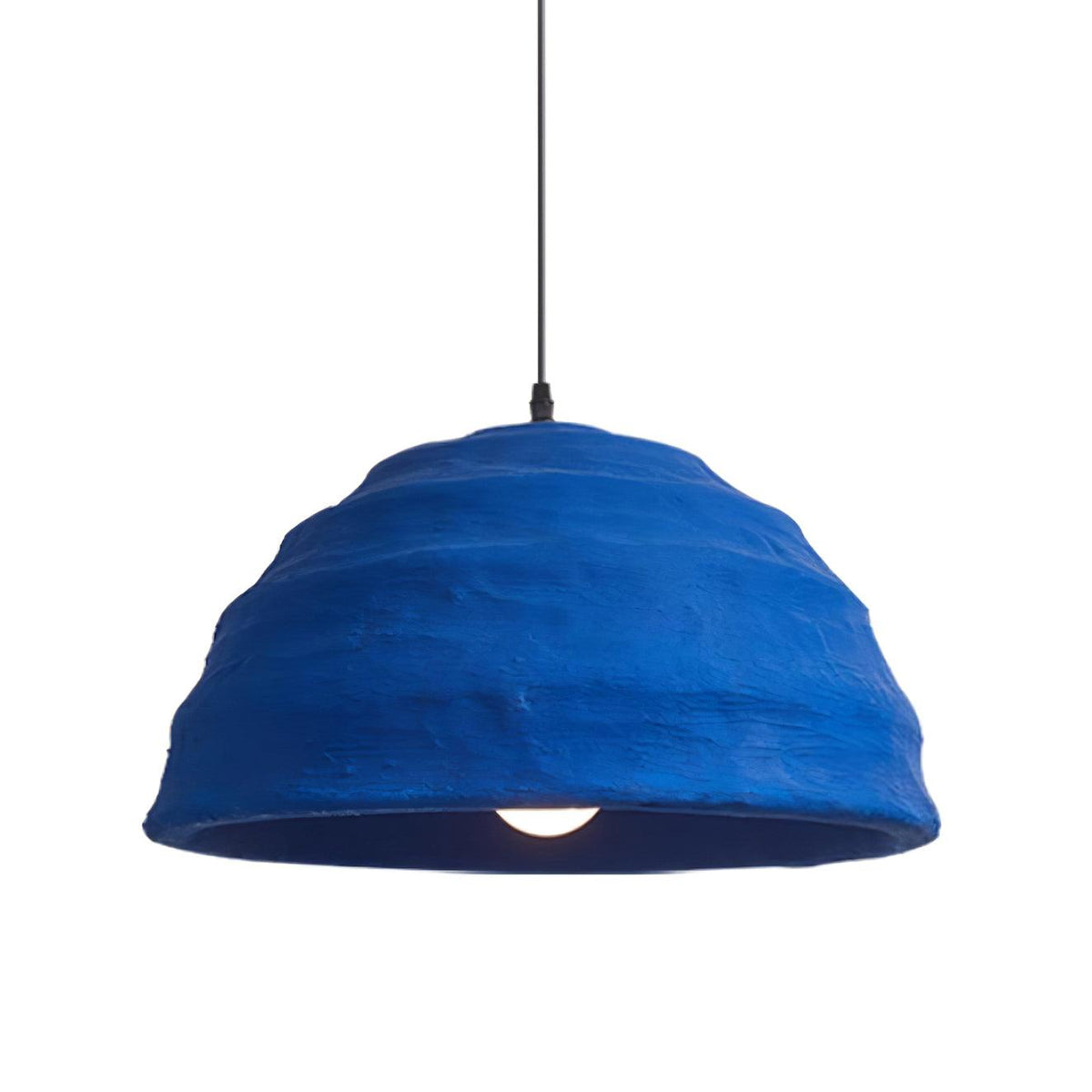 Pendant Lamp Dome Shade Blue Industrial-Neutral Decor