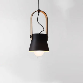 Valentina Vintage Suspension Noir/Orange Métal/Bois Chambre à coucher