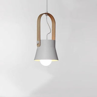 Valentina Vintage Suspension Noir/Orange Métal/Bois Chambre à coucher