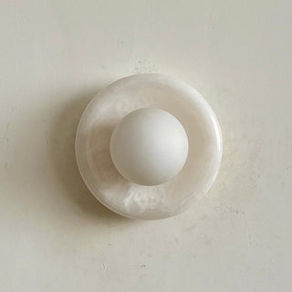 Aursilos Applique Murale Verre Jade Blanc Art Nordique Premium