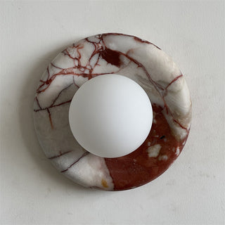 Vomire Applique Murale en Marbre Rouge Nordique Premium-Luire