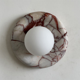 Vomire Applique Murale en Marbre Rouge Nordique Premium-Luire