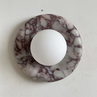 Bvlgari Applique Murale Moderne Minimaliste Evenir en Marbre Violet