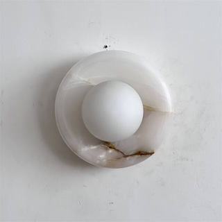 Aursilos Applique Murale Verre Jade Blanc Art Nordique Premium