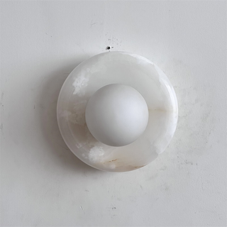 Aursilos Applique Murale Verre Jade Blanc Art Nordique Premium