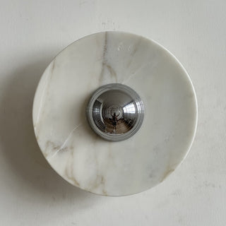 Alter Applique Murale Ronde en Marbre et Métal Style Minimaliste Moderne-Luire