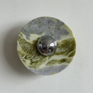 Evvarel Applique Murale Moderne Minimaliste En Métal Et Marbre Vert