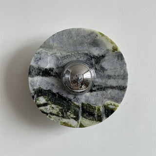 Evvarel Applique Murale Moderne Minimaliste En Métal Et Marbre Vert