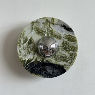 Evvarel Applique Murale Moderne Minimaliste En Métal Et Marbre Vert