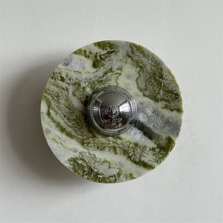 Evvarel Applique Murale Moderne Minimaliste En Métal Et Marbre Vert