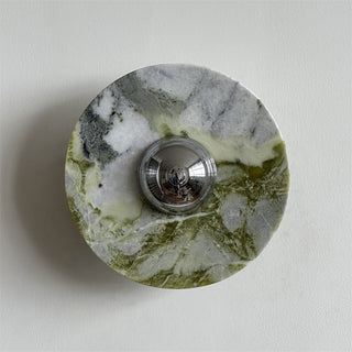 Evvarel Applique Murale Moderne Minimaliste En Métal Et Marbre Vert