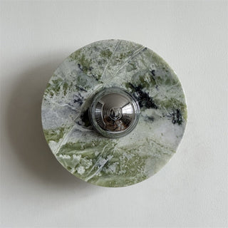 Evvarel Applique Murale Moderne Minimaliste En Métal Et Marbre Vert